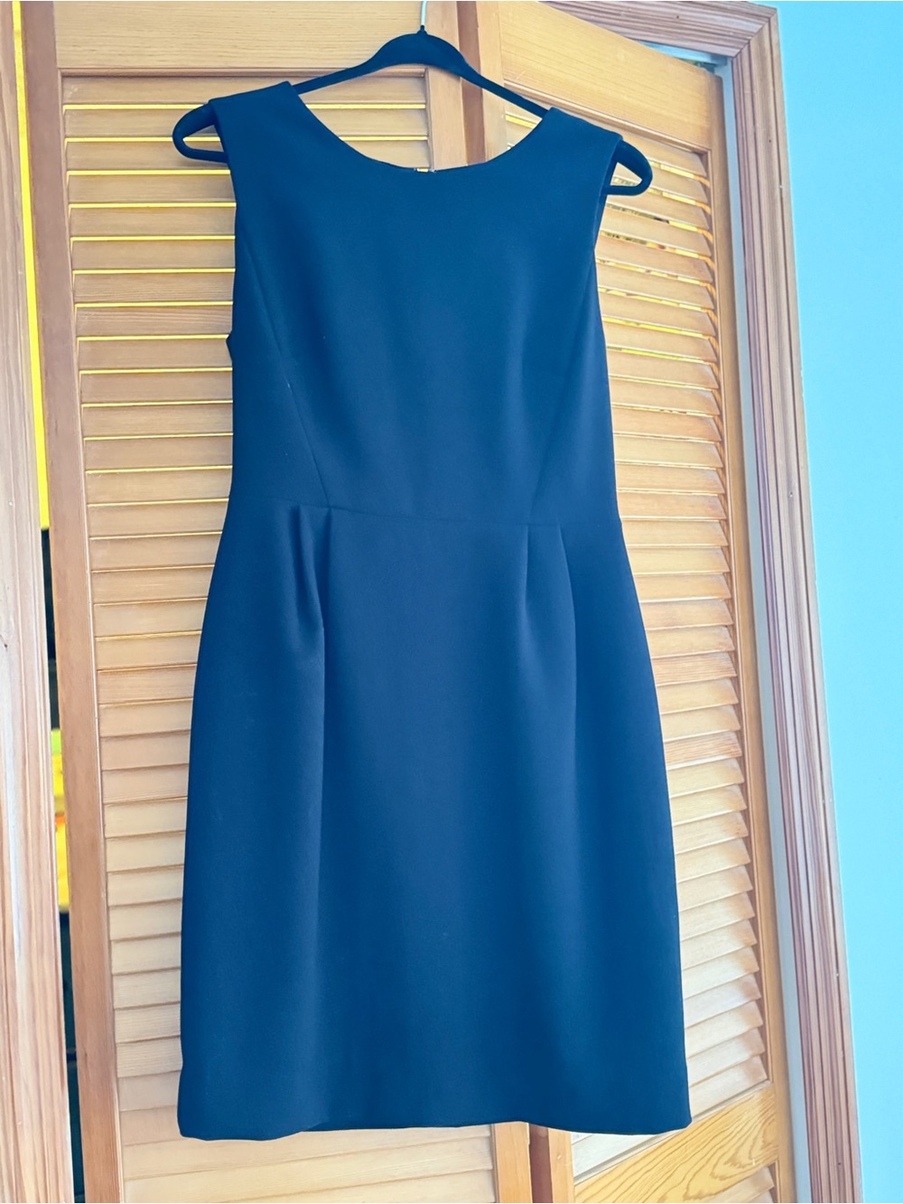 kate spade Black Sleeveless Midi Sheath Dress